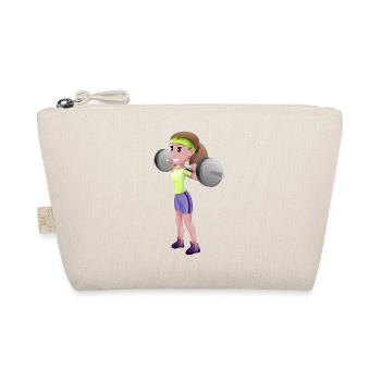 motion fitness equipment fitness gym - Organic Pouch - nature - Front
