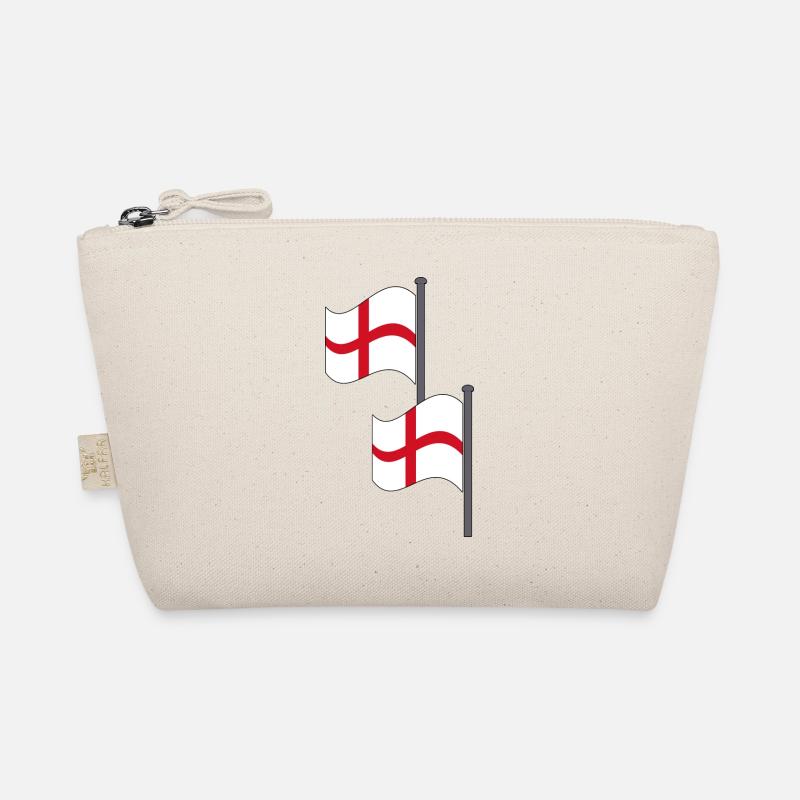 Two English Flags Organic Pouch