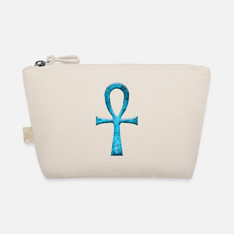 ANKH TURQUOISE - Organic Pouch - nature