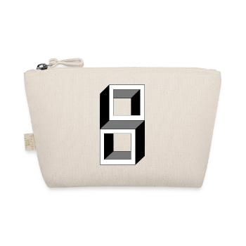 Stacked Frames Monochrome - Organic Pouch - nature - Front
