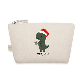 Tea-rex avec chapeau de Noël - Trousse biologique - nature - Devant
