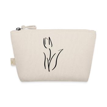Tulip Line Art - Minimaliste - Trousse biologique - nature - Devant