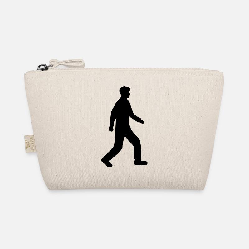 Gehender Mann Silhouette Bio-Täschchen
