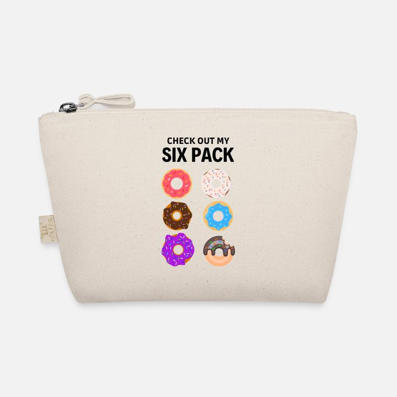 check out my six pack. Six pack donut Organic Pouch