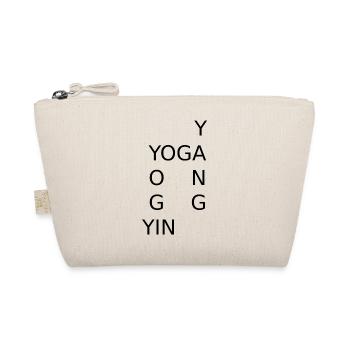 yoga yogi yin yang - Zitat über Yoga - Bio-Täschchen - Natur - Vorne