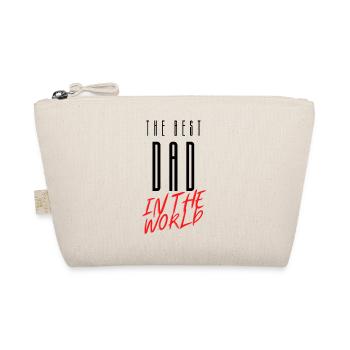T-shirt with the theme of the best dad in the world - Organic Pouch - nature - Front