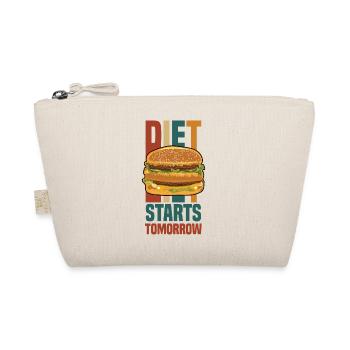 le régime commence demain (hamburger) - Trousse biologique - nature - Devant