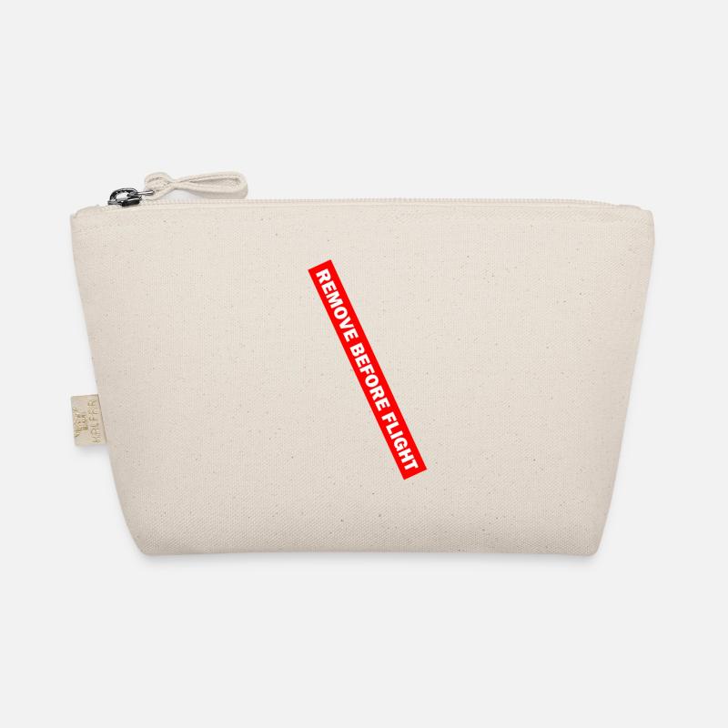 REMOVE BEFORE FLIGHT 02 - Bio-Täschchen - Natur