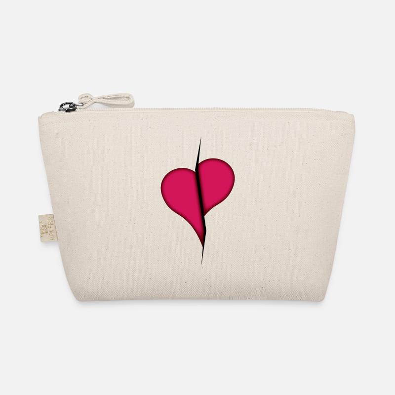 Broken Heart - Organic Pouch - nature