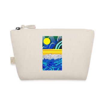 Meer, Sand, Himmel, Sonne Graffiti Landschaft - Bio-Täschchen - Natur - Vorne
