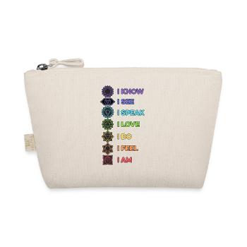 I Know I See I Speak I Love I Do I Feel I Am Media - Bio-Täschchen - Natur - Vorne