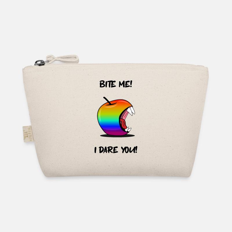 Gay Pride Apple BITE ME Organic Pouch