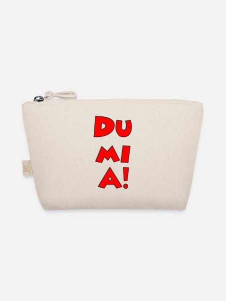 dumia minnie rot rand schwarz - Bio-Täschchen - Natur