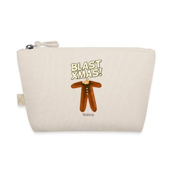 Ugly Christmas T-Shirt Design Spruch Blast Xmas - Bio-Täschchen - Natur - Vorne