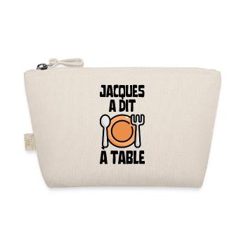 Jacques a dit à table - Trousse biologique - nature - Devant