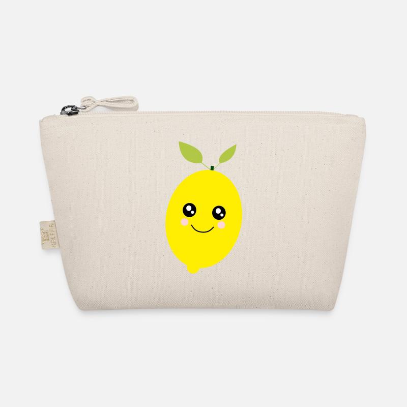 Kawaii Lemon Lime Lime Kawaii Sticker Organic Pouch