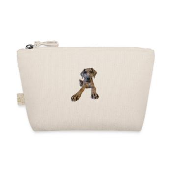 Chiot chien au regard curieux - Trousse biologique - nature - Devant