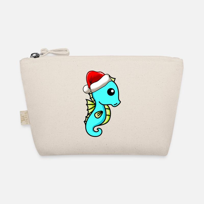 Hippocampe Comic Christmas - Trousse biologique - nature
