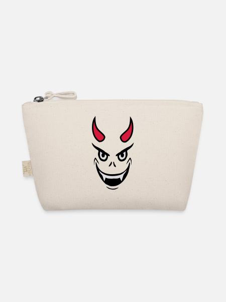 Conception du visage du diable maléfique - Trousse biologique - nature - Devant