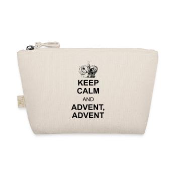 Advent Keep Calm - Bio-Täschchen - Natur - Vorne