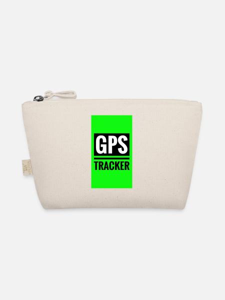 GPS tracking-like design - Organic Pouch - nature