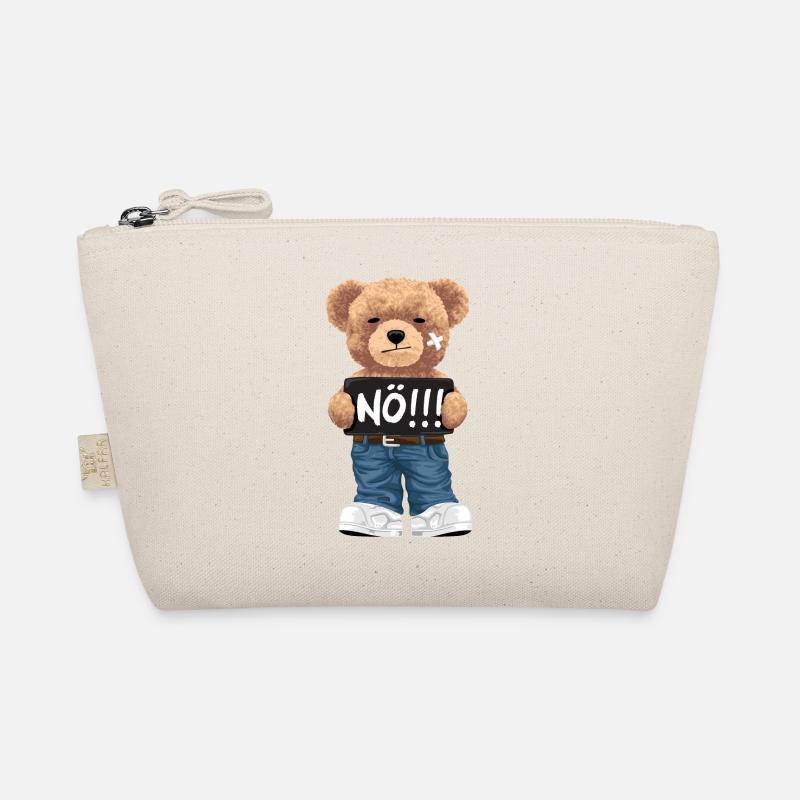 Nope with Teddy Bear bande dessinée drôle pour les opposants Trousse biologique