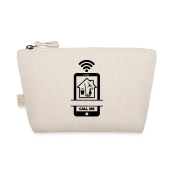 Call me phone cleaner from home - Organic Pouch - nature - Front