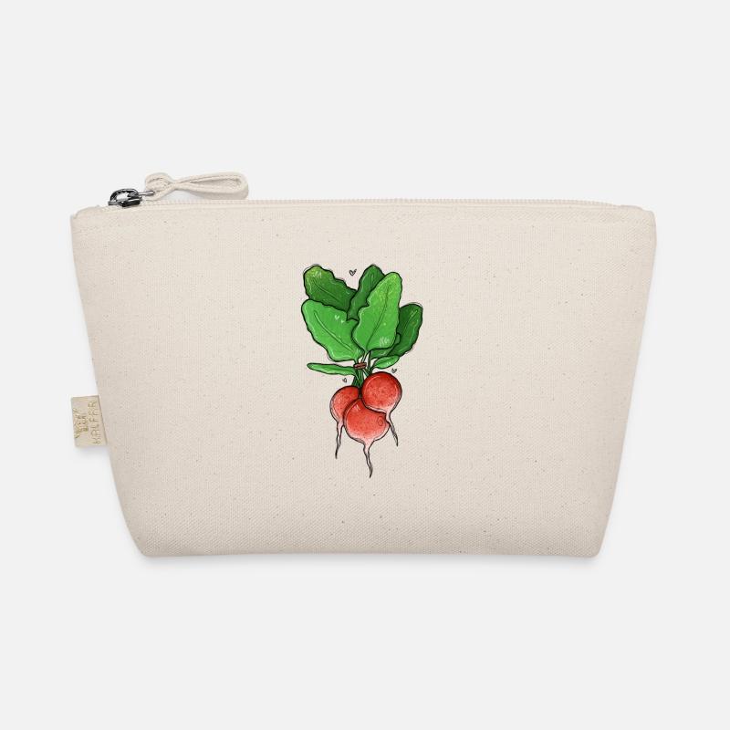 Radieschen Illustration - Bio-Täschchen - Natur
