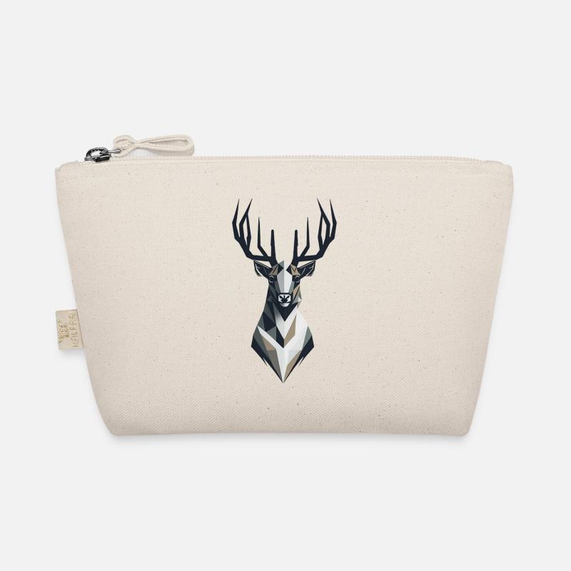 Geometric Deer Organic Pouch