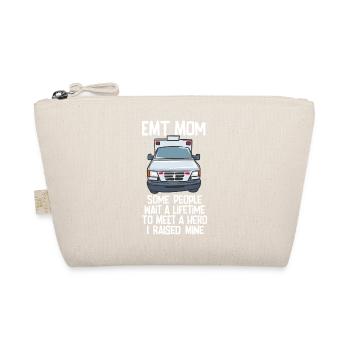 EMT Mom Some People Wait A Lifetime To Meet A Hero - Bio-Täschchen - Natur - Vorne