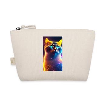 AstroCat Orange Version - Bio-Täschchen - Natur - Vorne