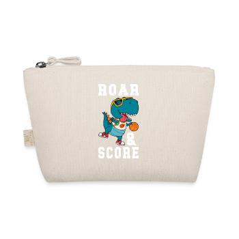 Basketball Dino T-Rex Player Sports Comic Cartoon - Trousse biologique - nature - Devant