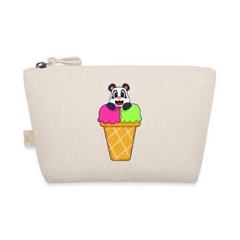 Panda Waffeleis - Bio-Täschchen - Natur - Vorne