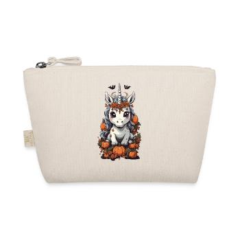 Mignon Halloween Licorne et conception de citrouille - Trousse biologique - nature - Devant