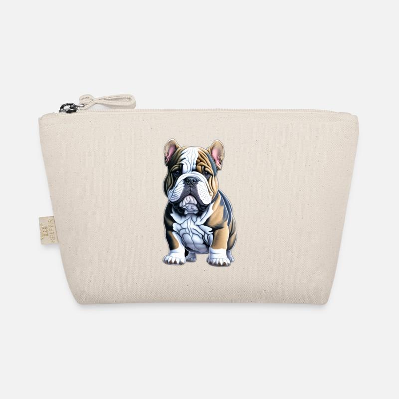 Mignon chiot bouledogue Trousse biologique