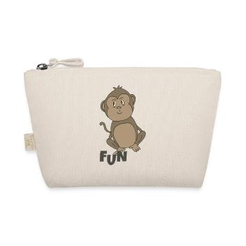 AFFE FUN - Bio-Täschchen - Natur - Vorne