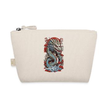 Dragon mysticism in ukiyo-e color woodcut design - Organic Pouch - nature - Front