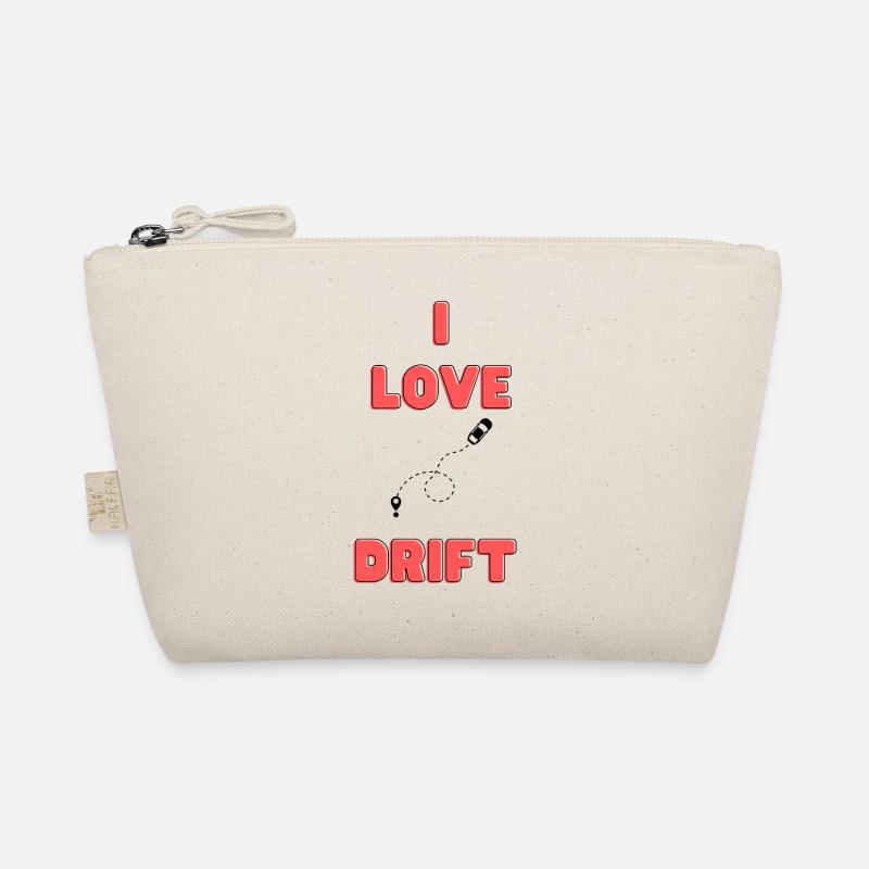 i love car drift - Bio-Täschchen - Natur