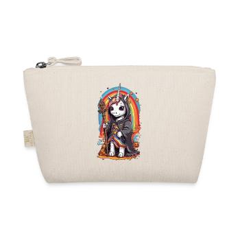 Halloween Licorne magicien arc-en-ciel et sort - Trousse biologique - nature - Devant