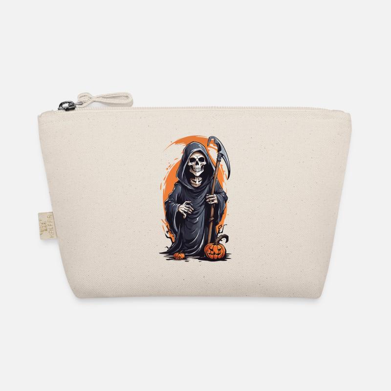 Little Halloween Grim Reaper Funny October Organic Pouch
