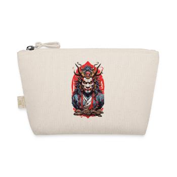 Yokai Ukiyo-e Retro Anime Art Style - Organic Pouch - nature - Front