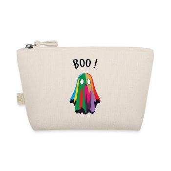 Fantôme mignon / Halloween - Trousse biologique - nature - Devant