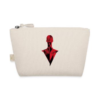 Roter Kristallmensch - Bio-Täschchen - Natur - Vorne