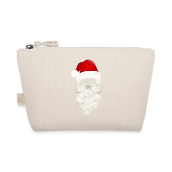 Santa Claus Santa Claus Beard and Hat - Organic Pouch - nature - Front