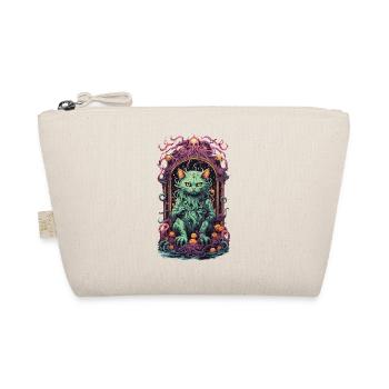 Occult Demons Cat Gothic Underworld Design - Organic Pouch - nature - Front