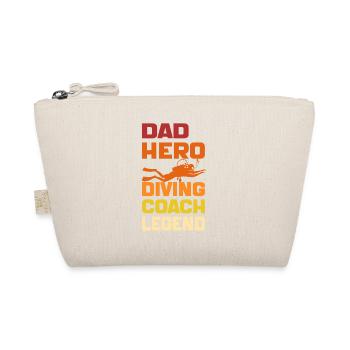 Dad Hero Diving Coach Legend Funny Diving Dad 2024 - Trousse biologique - nature - Devant
