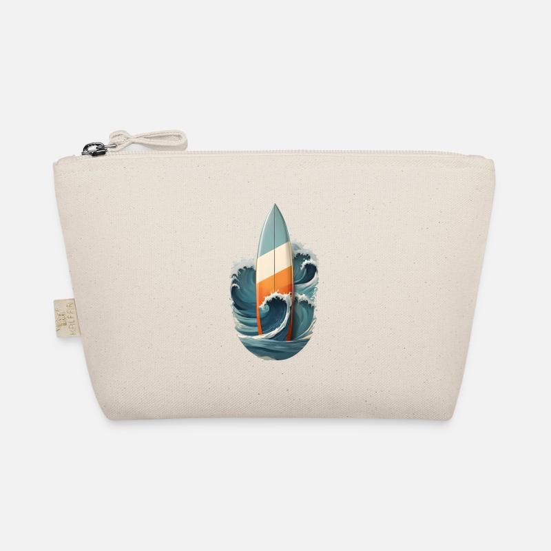 Surf the wave - Organic Pouch - nature