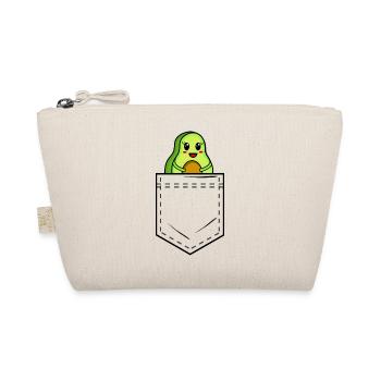 Poche chemise avec avocat sucré - Trousse biologique - nature - Devant