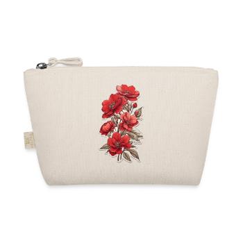 Beautiful Red Flower - Organic Pouch - nature - Front
