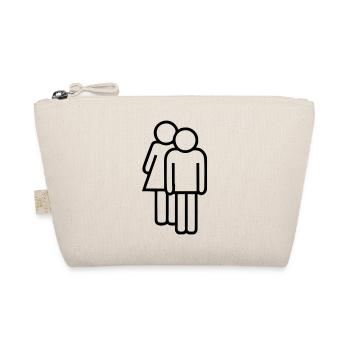 Logo-Mann und -Frau - Bio-Täschchen - Natur - Vorne